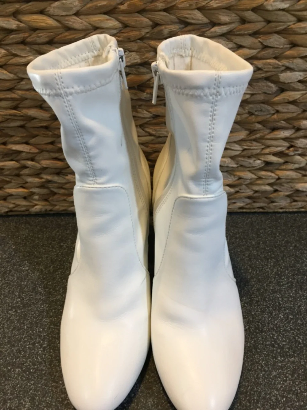 Madden Girl White Ankle Ranger Booties